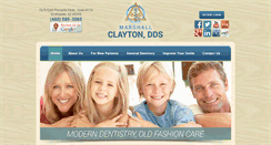 Desktop Screenshot of marshallclaytondds.com